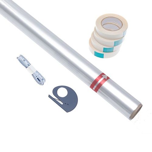 Trousse d'isolation pour fenêtre 84'' x 25' 0.6 mil