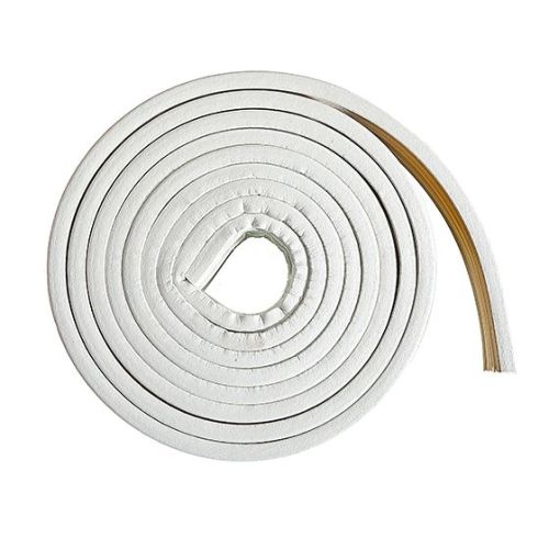 Ruban mousse en caoutchouc premium auto-adhésif 5/16'' x 19/32'' x 17' blanc