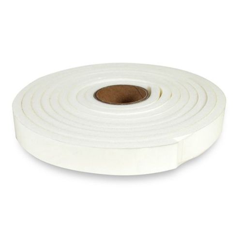 Ruban mousse auto-adhésif 1/4'' x 3/4'' x 9.8' blanc