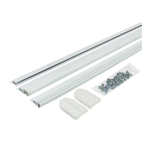 Contour de porte magnétique en aluminium 2x 81'' + 37'' blanc