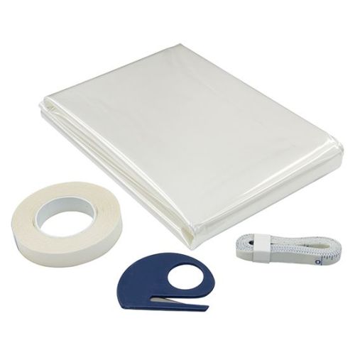 Trousse d'isolation pour fenêtre 64'' x 168'' 0.9 mil