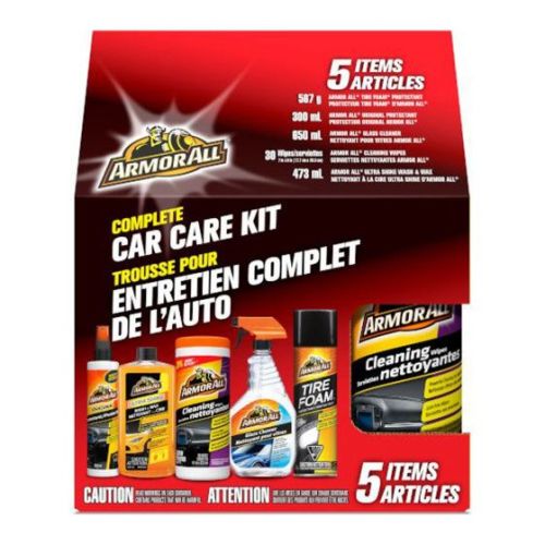 ARMOR ALL -Trousse d'entretien complète pour voiture 5 mcx