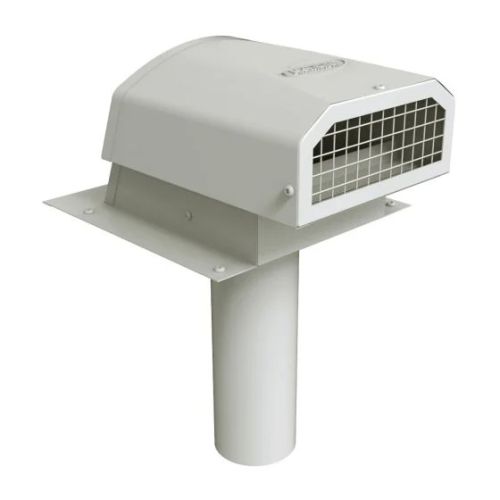 Clapet d'évacuation mural VMAX-AF, 6", blanc
