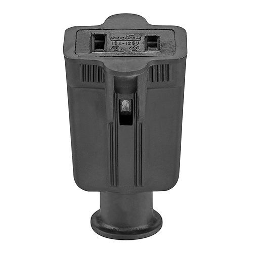 Raccord femelle 15A noir 86BKBOX