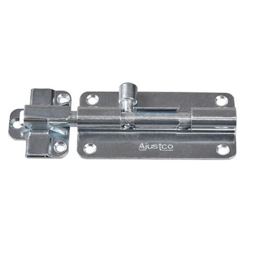 Verrou cylindrique ajustable, zinc, 4"