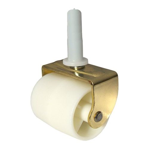 Roulette pour base de lit 2" plastique blanc