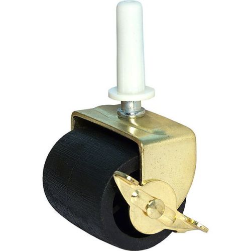 Roulette pour base de lit 2" roulement doux frein noir