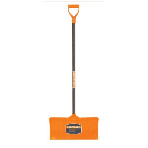 Snow Scraper 21" - Polyethylene Blade - Wooden Handle