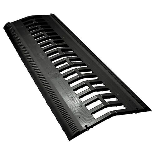 Évent de faîte « WeatherPro Ridge » 12 7/8 po x 4 pi, noir