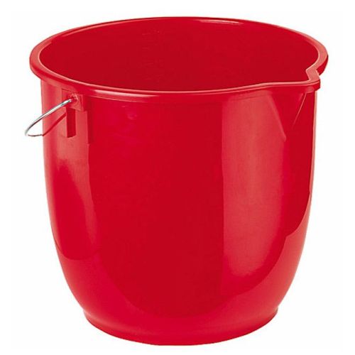 Seau rond gradué avec bec verseur, 12 l