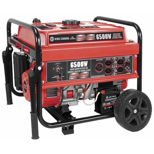Génératrice à essence 6500W avec démarrage électrique