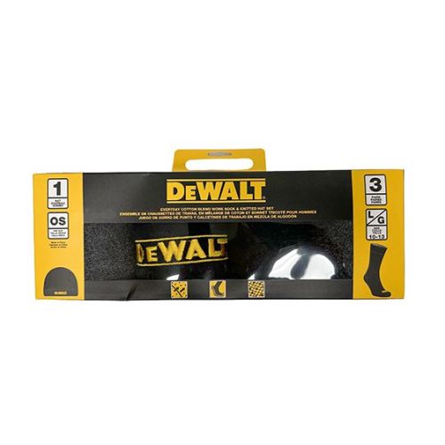 Ensemble de 3 paires de chaussettes de travail et 1 tuque pour hommes