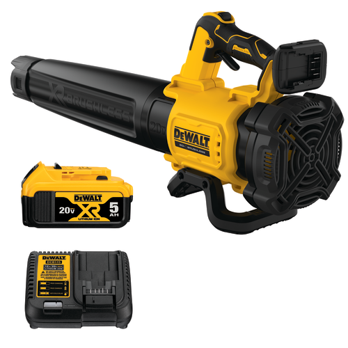 Souffleur sans brosses 20V MAX avec batterie 5.0Ah et chargeur