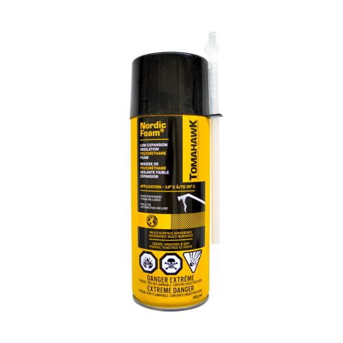 Mousse isolante pour porte et fenêtre 340g