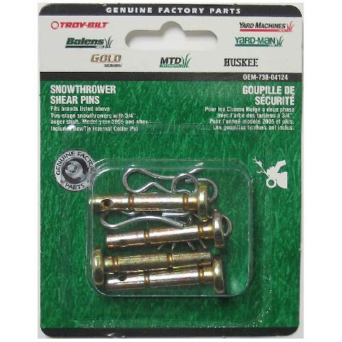 Boulon de sécurité pour souffleuse  ens/4 OEM73804124