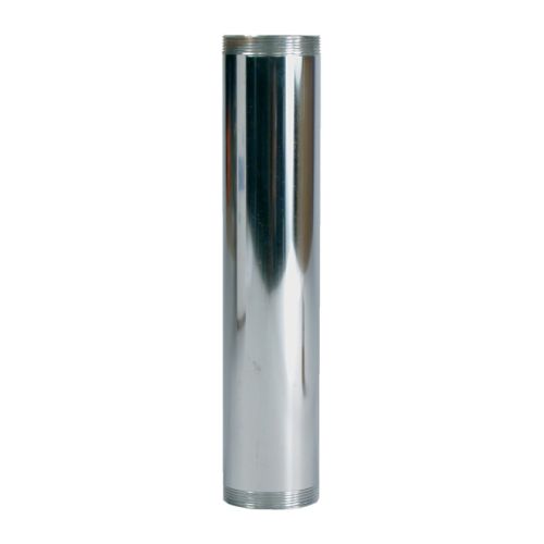 Tube de rallonge, filetée, 1 1/4" x 6", chrome