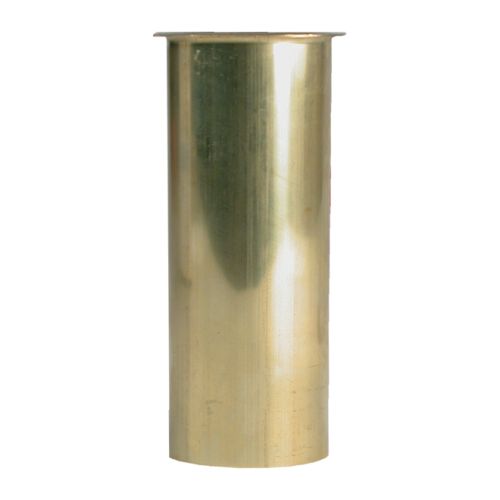Tube de vidange pour évier, laiton, à bride, 1 1/2" x 4"