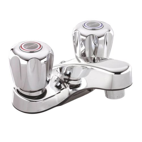 Robinet de salle de bain à 2 poignées, chrome