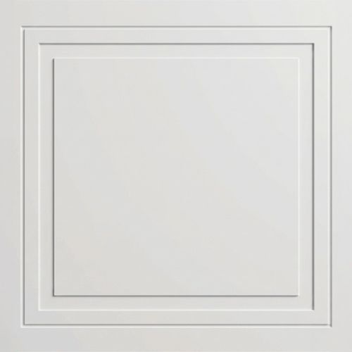 2' x 2' Textured White MDF Ceiling Tile (Pack of 8)