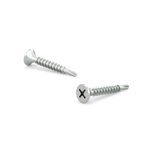 Vis cloisons sèches, tête trompette, embout cruciforme, fin #6x1-1/4" (100)