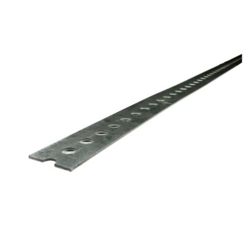 Galvanized slotted flat bar - 1 3/8" x 36"