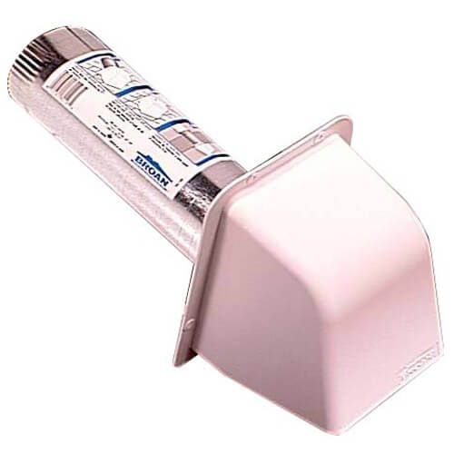 Sortie étanche ECOVENT Blanc 4" Plastique