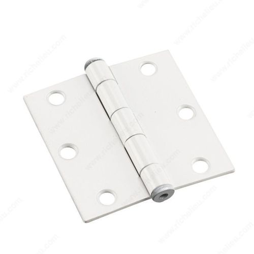 Penture de porte, blanc, 3", 2/pqt