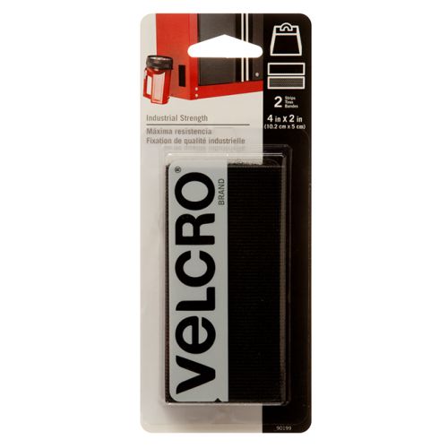 Brand Fasteners - Self-Adhesive - 2x4" - Black - 2PK