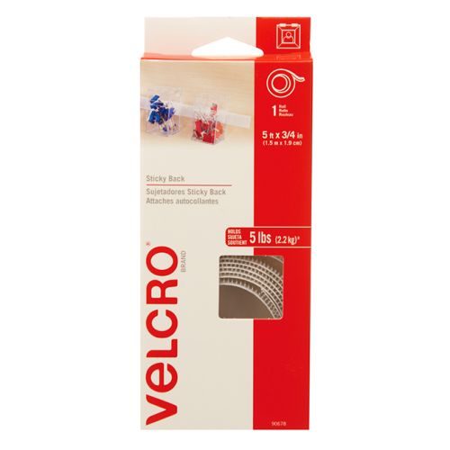 Brand Tape - Self-Adhesive - 5' x 3/4" - White