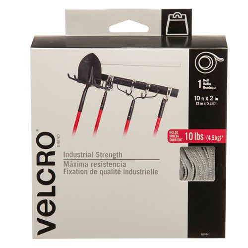 VELCRO  Brand Tape - Self-Adhesive - 10' x 2" - White
