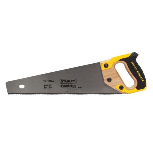 Scie à main, Stanley Fatmax, 15", acier au carbone