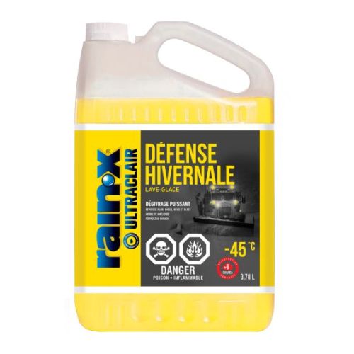 Lave-glace Défense Hivernale Rain-X Ultraclair, -45 ° C, 3,78 l