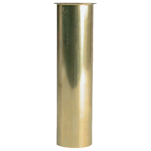 Tube de vidange pour évier, laiton, bride, 1 1/2" x 8"