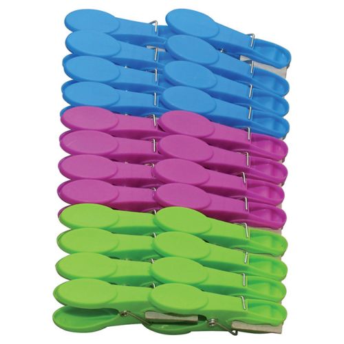 Paquet de 24 épingles à linge en plastique