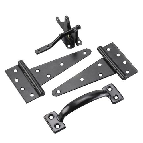 Ensemble de quincaillerie pour clôture noire