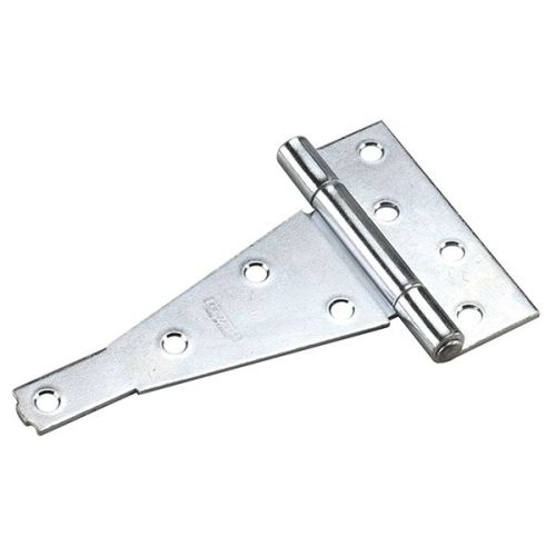 Penture en T, robuste, zinc, 6"