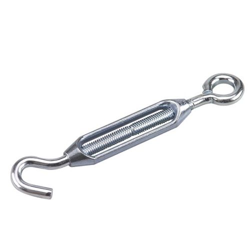 Hook by Eye Turnbuckle - Zinc - 3/8" x 10 1/2"