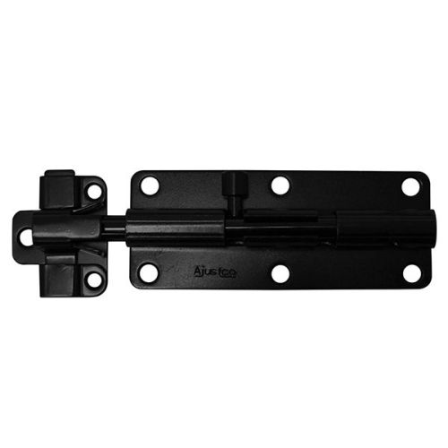 BLACK ADJ.H.D.BARREL BOLT 6"