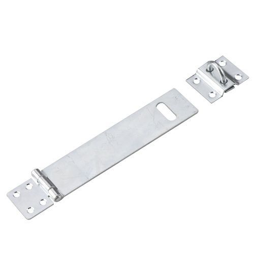 Moraillon avec agrafe amovible, zinc, 4 1/2"