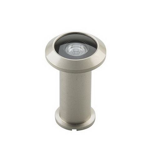 Oeil magique 200 degrés, nickel satiné