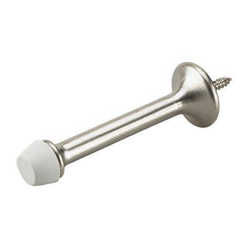 Butoir de porte rigide de 3" (76,2 mm), nickel brossé, 3", 2/pqt