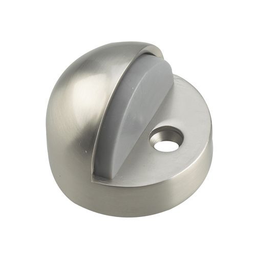 Butoir de porte en forme de dôme haut, nickel brossé, 45 mm x 35 mm