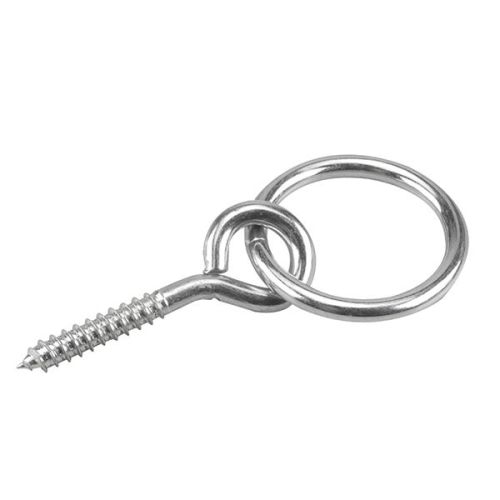 Hitching Ring with Lag Screw - 3/8 x 2-1/2"