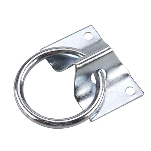 Ring bolt with plate - 3/8 x 2 x 2"