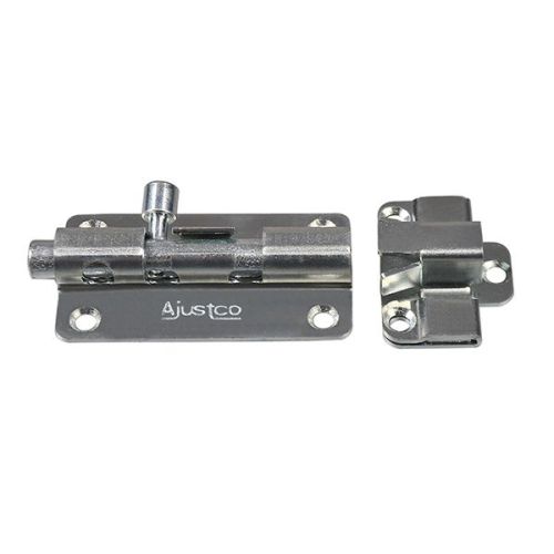Light Duty Self-adjusting Barrel Bolt - Zinc - 4"