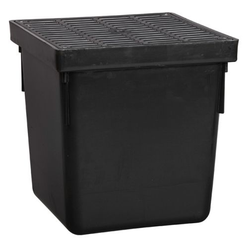 Puit de garage avec couvercle inclus 12" x 12" - "Fosse de retenue"