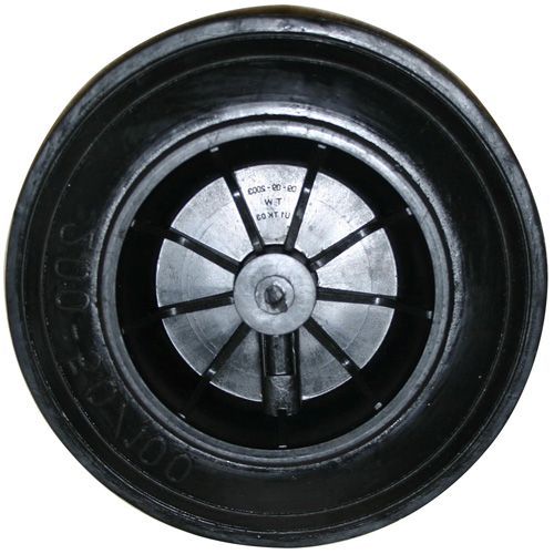 Roue de rechange noire 8"