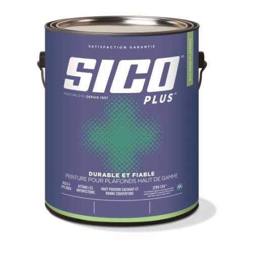 Ceiling Flat Sico "Plus" White 3.78L