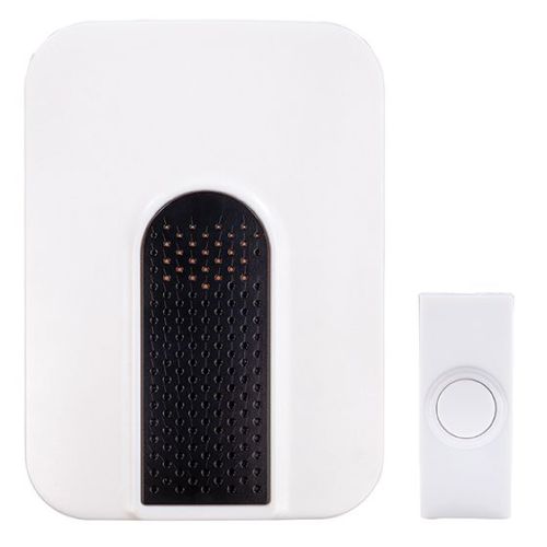Carillon sans fil enfichable, blanc