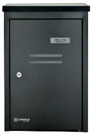 Boite à colis murale noire 12.5"x19"x8.25"